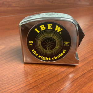 IBEW Measuring Tape – $14